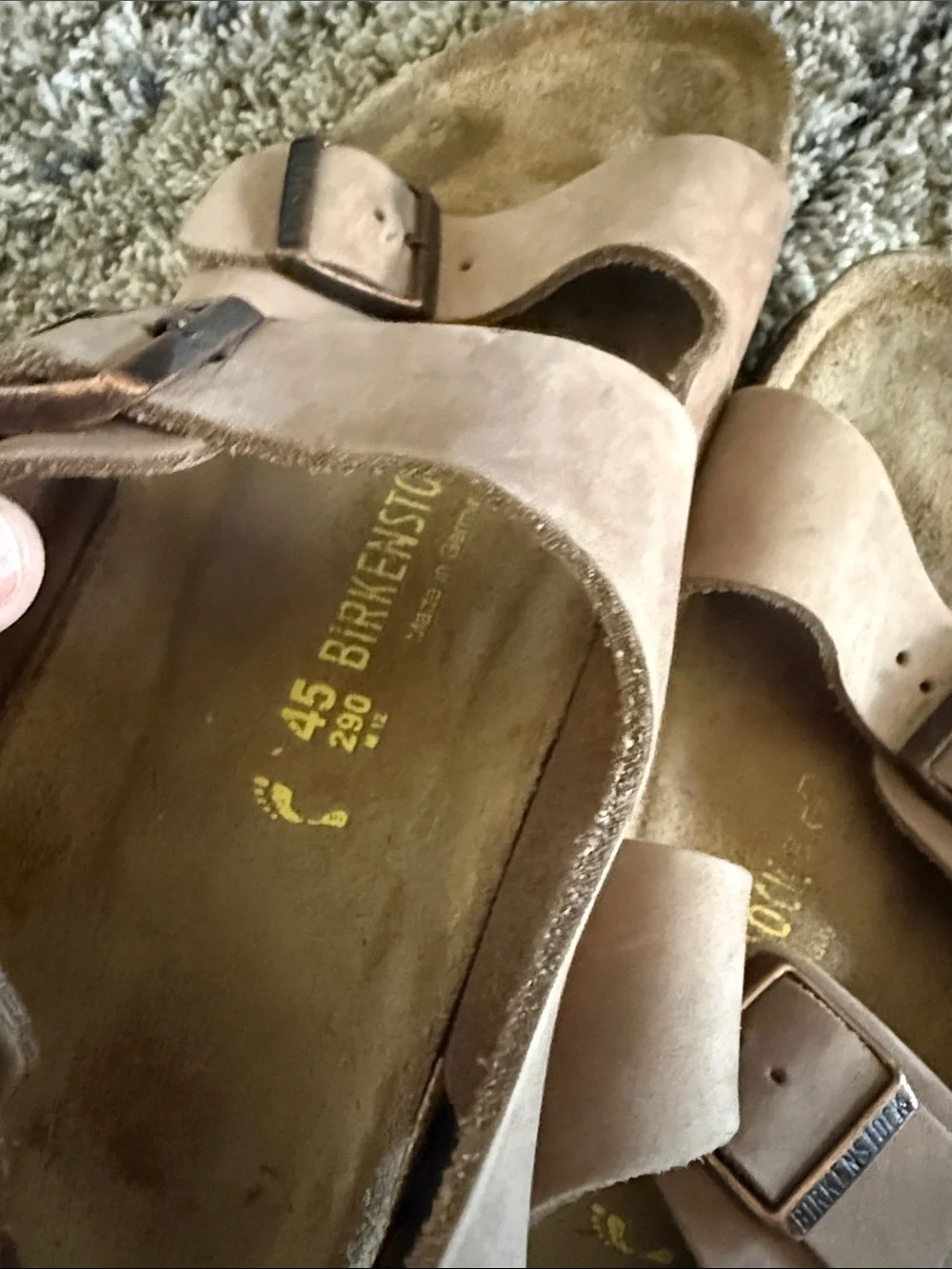 Birkenstock Sandals in Light Brown Men’s size 12